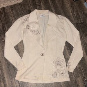 Vintage ST. JOHN nautical sweater/ blazer 
Womans small